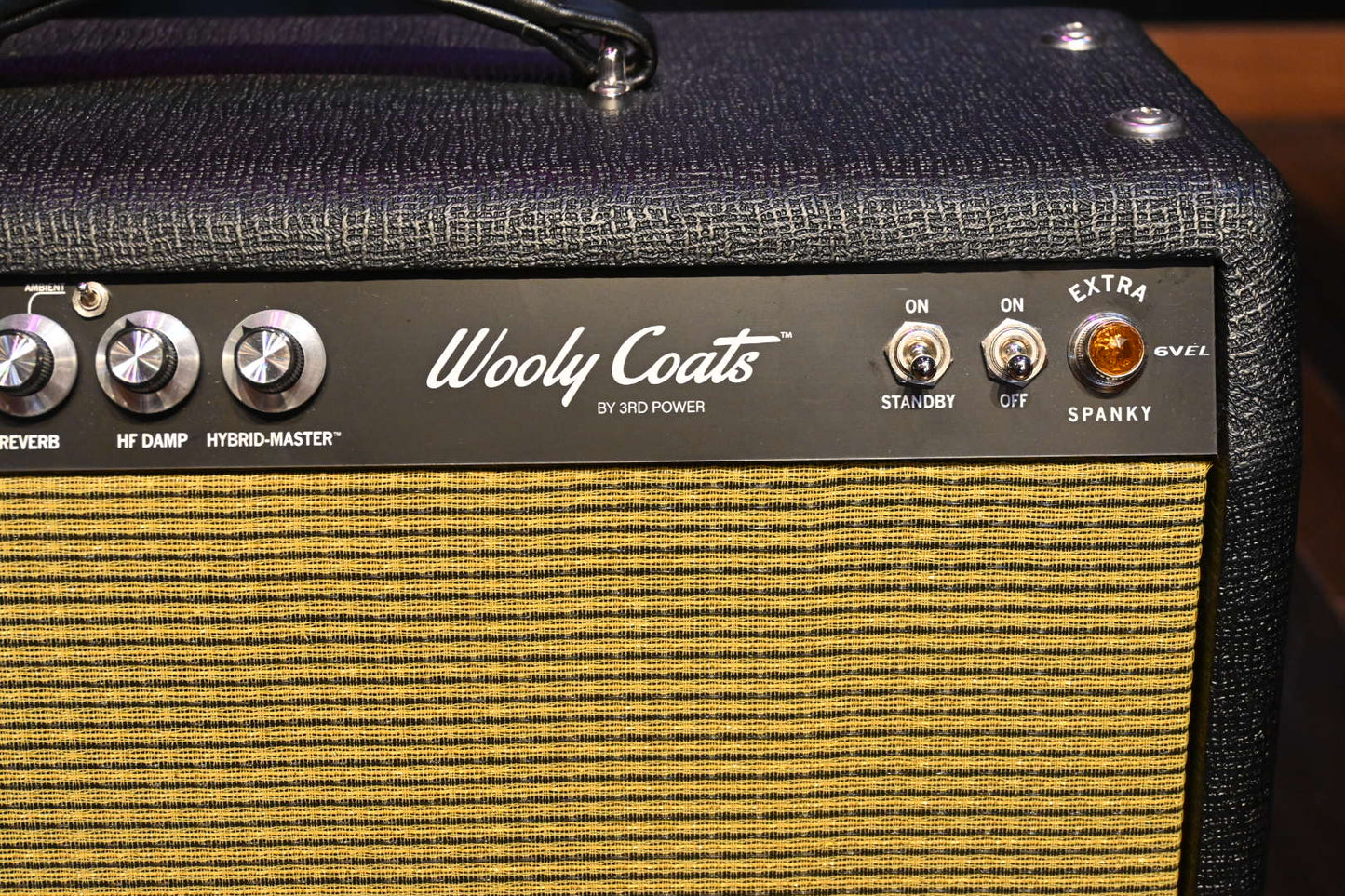 3rd Power Wooly Coats Extra Spanky 6VEL - Vox Hiwatt Tolex/Beige Wheat Grill Guitar Amp #1534 - Danville Music