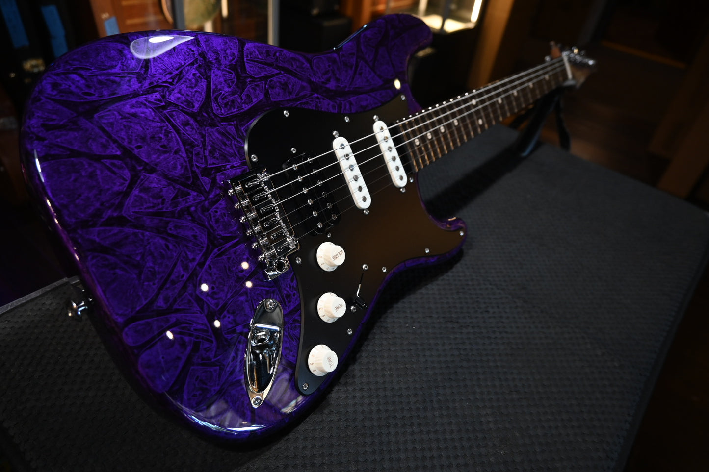 Suhr Custom Classic S - Purple Web Guitar #1218 - Danville Music