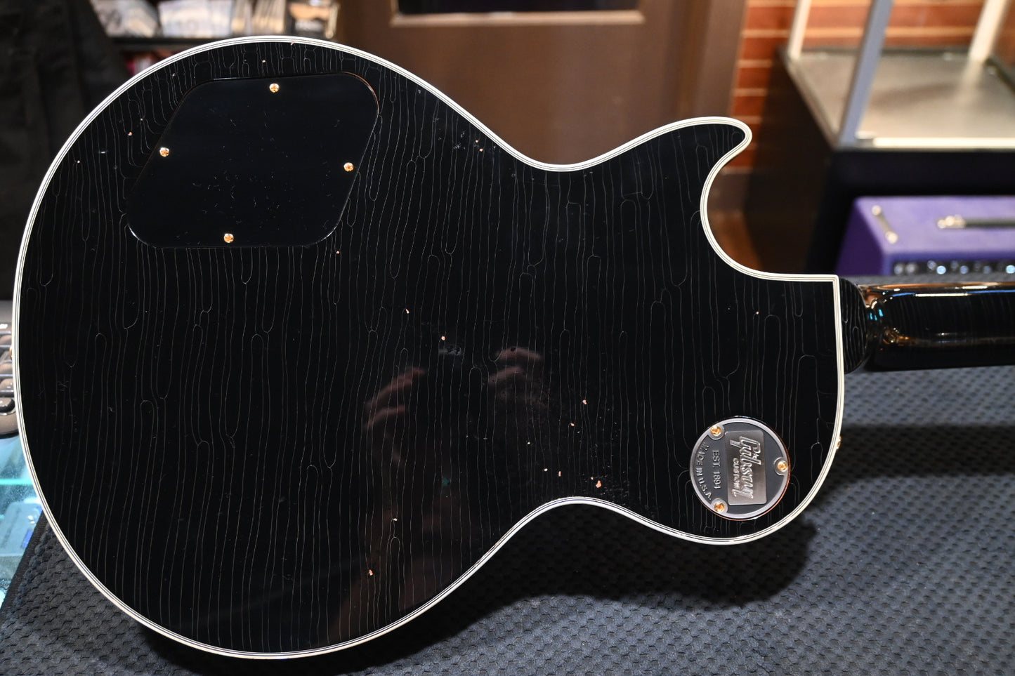 Gibson Custom Shop 1954 Les Paul Custom 2020 Relic - Ebony Guitar #0045