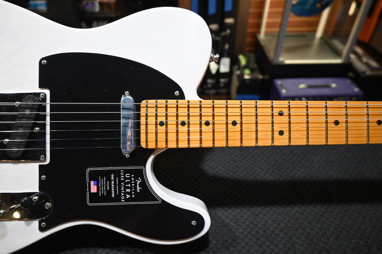Fender American Ultra Luxe Vintage ‘50s Telecaster - White Blonde Guitar #2810 - Danville Music