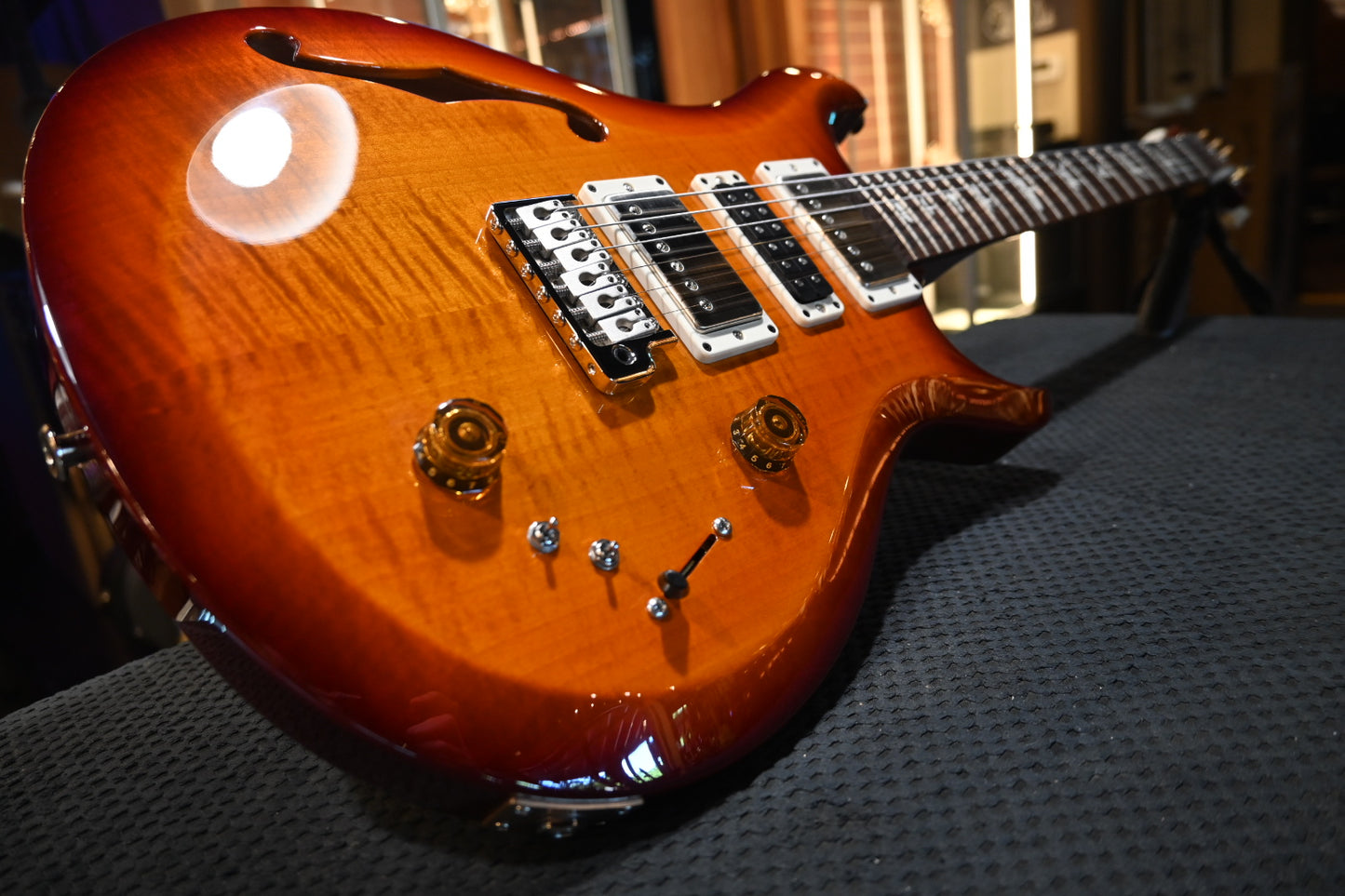 PRS S2 Special Semi-Hollow - Dark Cherry Sunburst Guitar #0779 - Danville Music