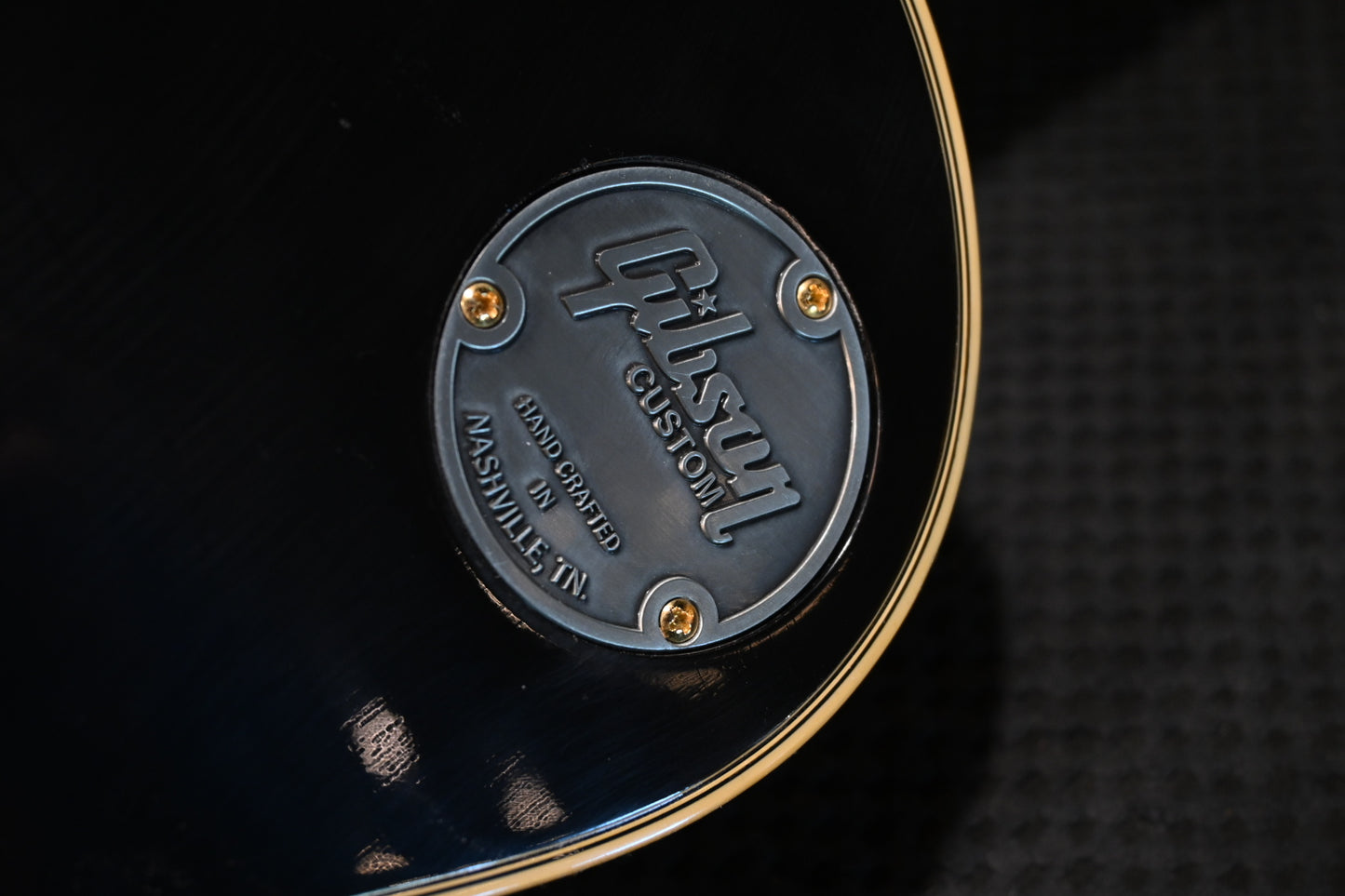 Gibson Custom Shop 1957 Les Paul Custom Reissue 3-Pickup Bigsby Murphy Lab Light Aged - Ebony Guitar #4897 - Danville Music