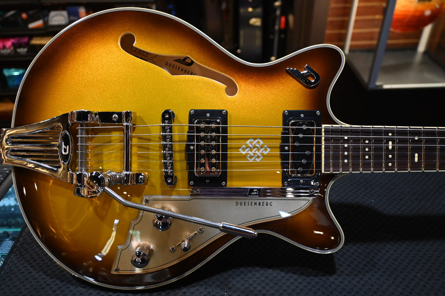 Duesenberg Alliance Series Joe Walsh Signature - Gold Burst Guitar #2433 - Danville Music