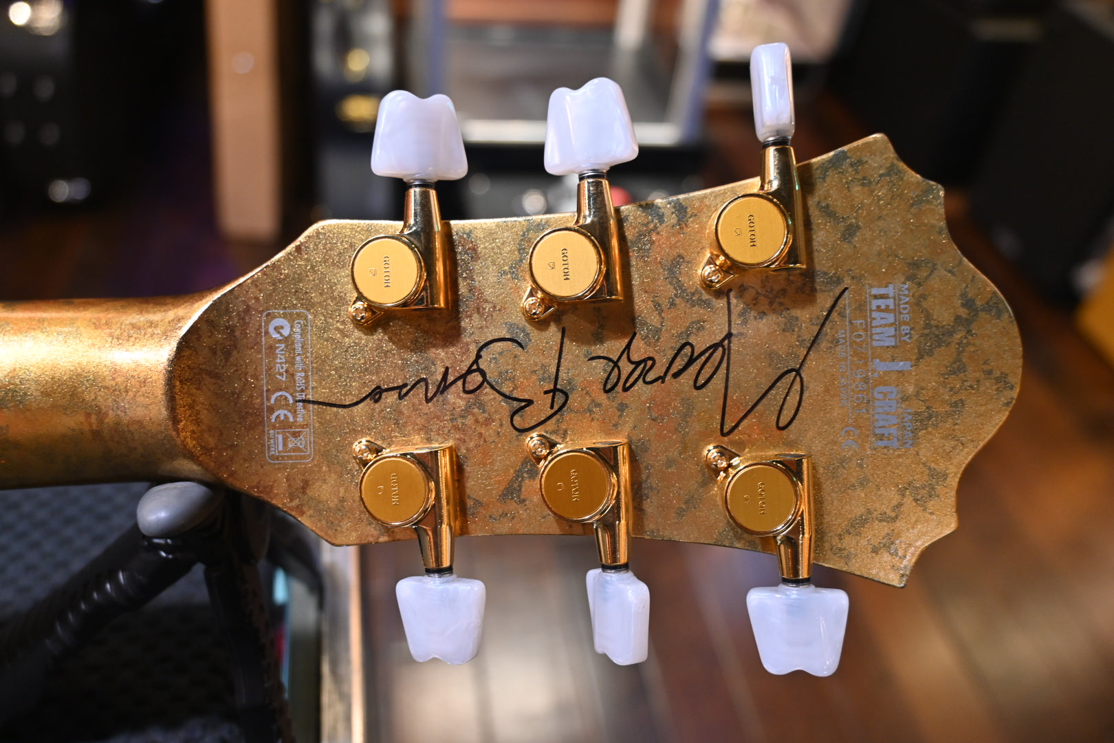 Ibanez George Benson GB30TH 30th Anniversary 2008 - Gold Foil Guitar #9861 - Danville Music