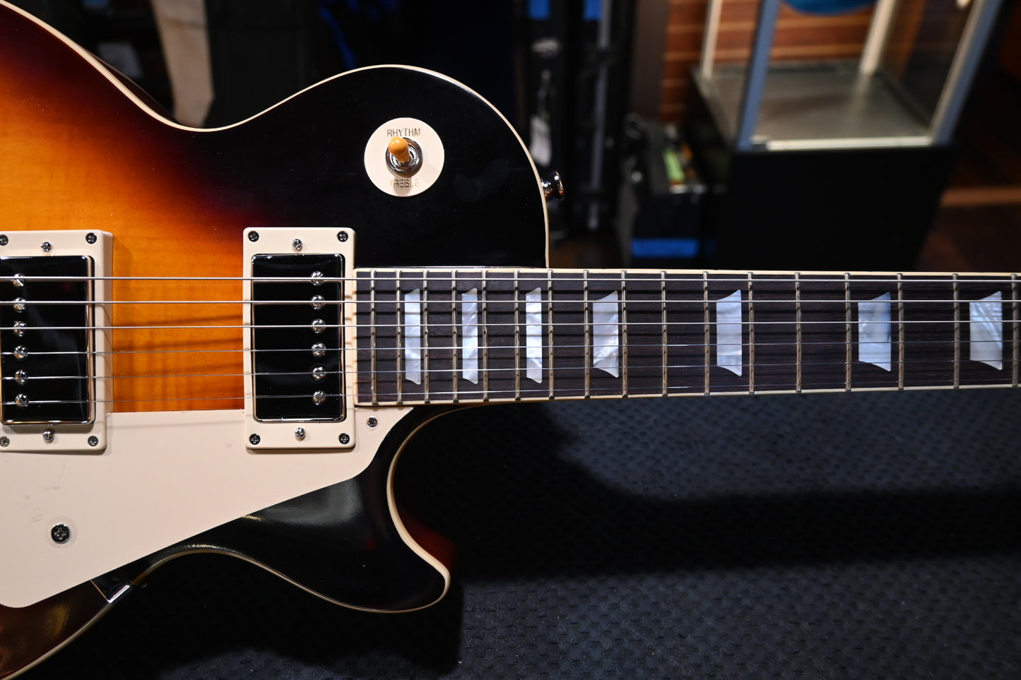 Epiphone Inspired by Gibson Custom 1959 Les Paul Standard Reissue - Washed Bourbon Burst Guitar #0100 - Danville Music