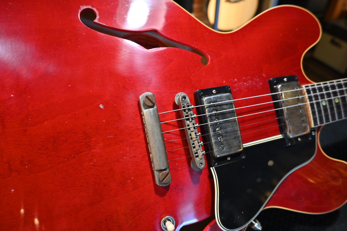 Gibson Custom Shop 1961 EE-335 Reissue Murphy Lab Heavy Aged - ‘60s Cherry Guitar #0036
