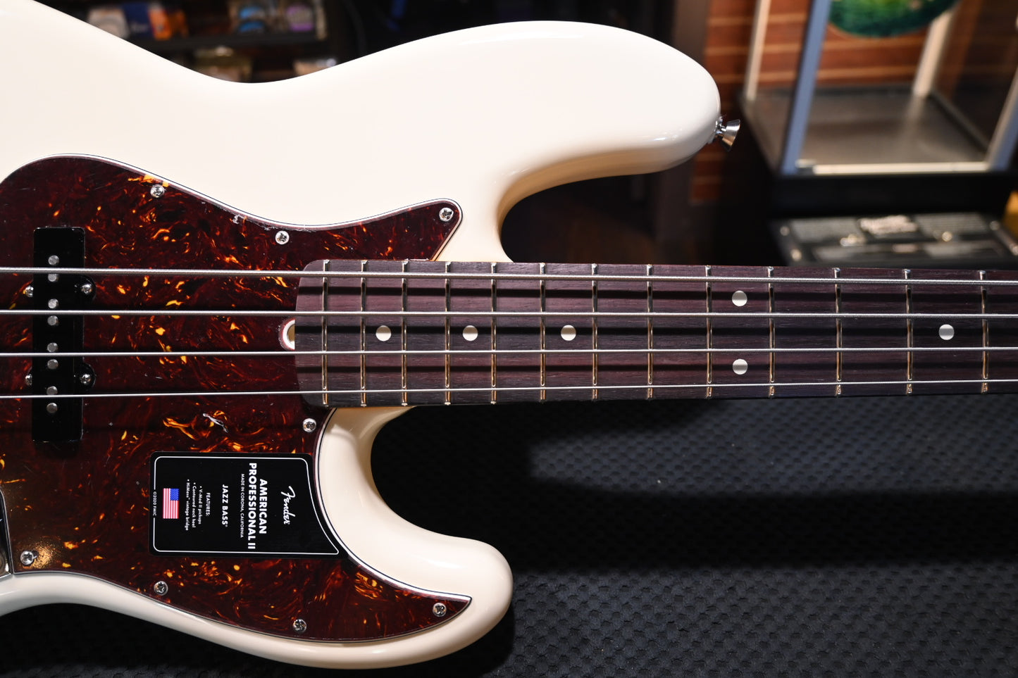 Fender American Professional II Jazz Bass - Olympic White Bass #4036 - Danville Music