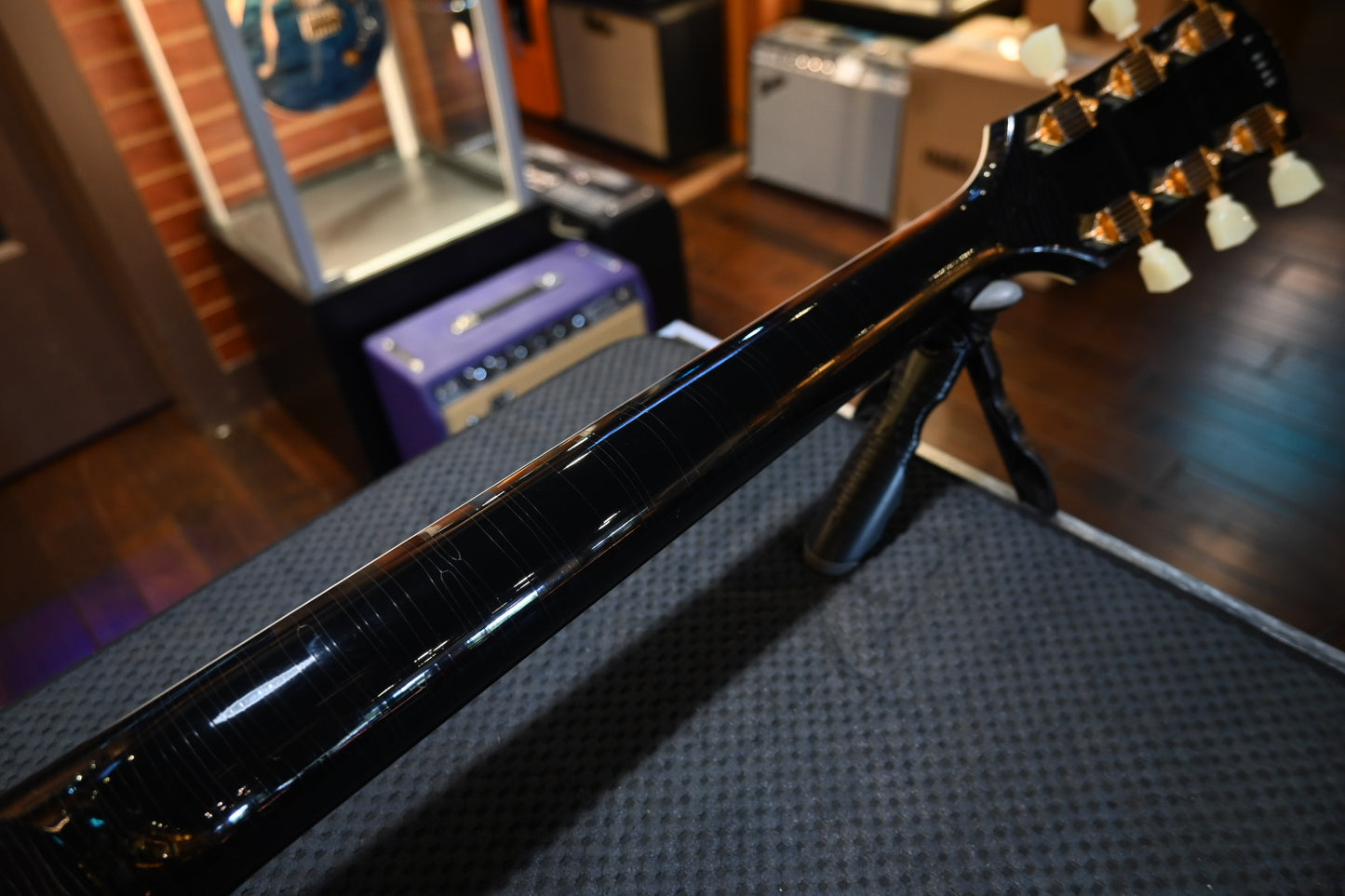Gibson Custom Shop 1954 Les Paul Custom 2020 Relic - Ebony Guitar #0045