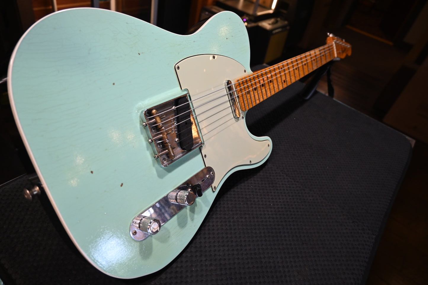 Fender Custom Shop Postmodern Telecaster Journeyman 2018 - Surf Green Guitar #0895 - Danville Music