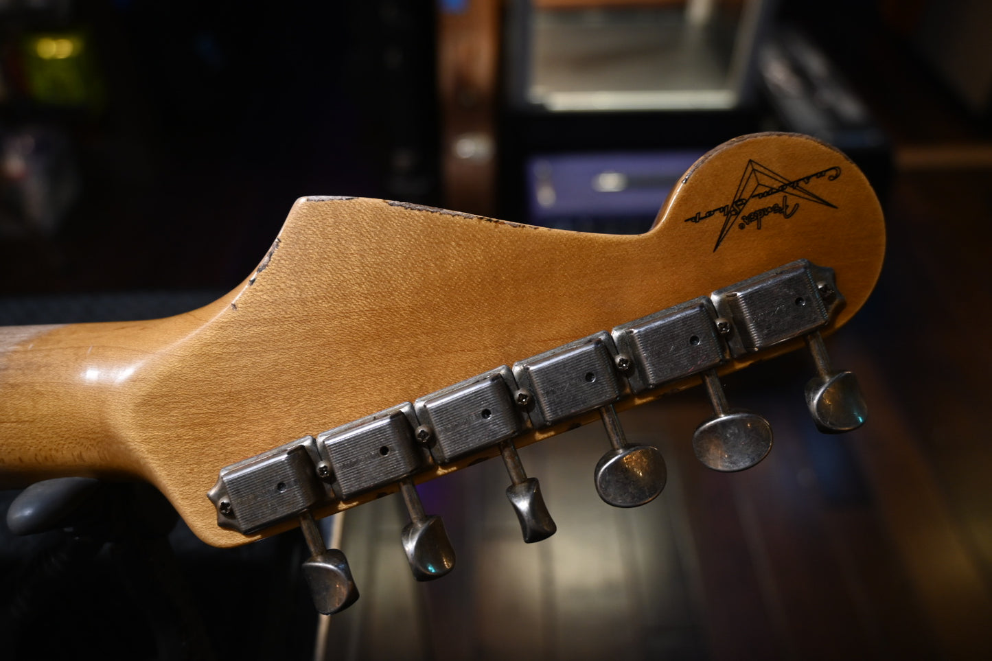 Fender Custom Shop Custom 1959 Stratocaster Heavy Relic - British Racing Green Guitar #3501
