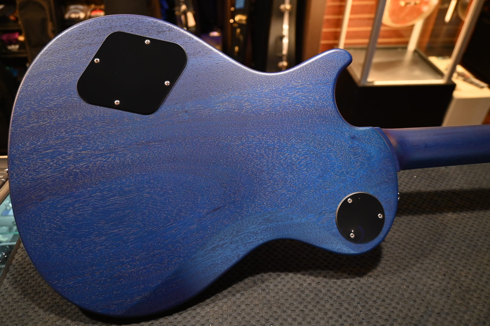 PRS Wood Library S2 McCarty SC 594 Single-Cut Quilt - Faded Gray Black Blue Burst Guitar #8896 - Danville Music