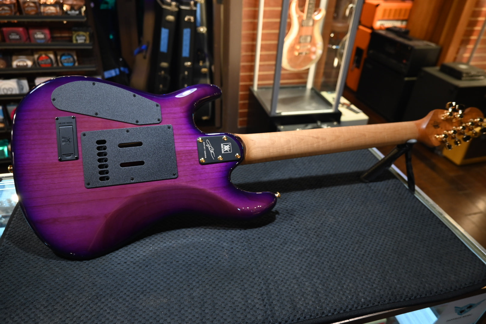 Music Man Jason Richardson 7-String Cutlass - Majora Purple Guitar #1268 - Danville Music