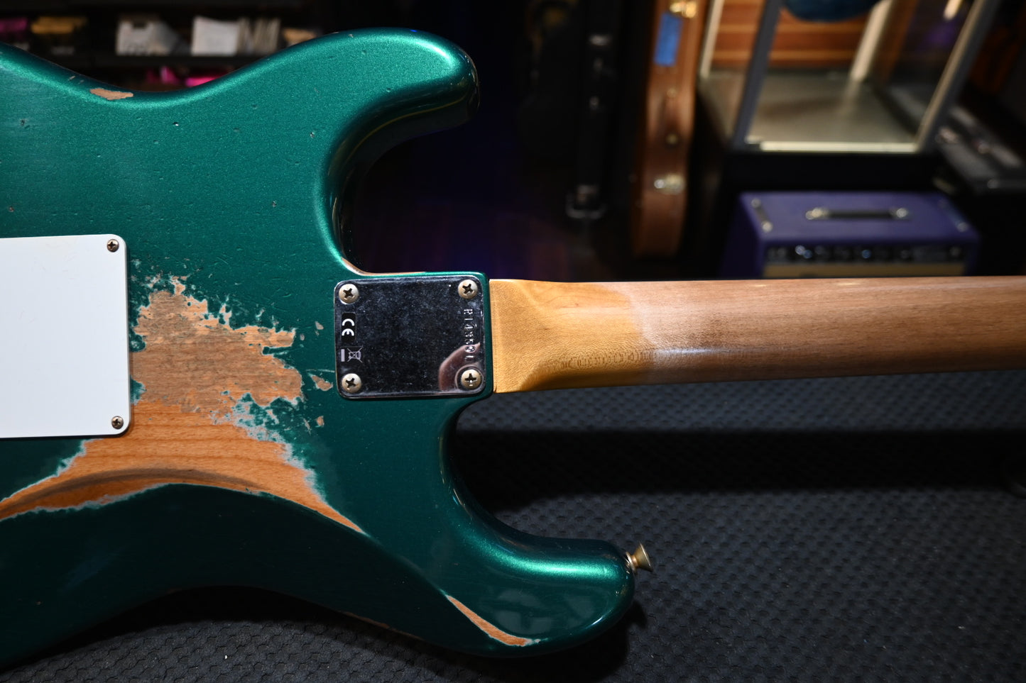 Fender Custom Shop Custom 1959 Stratocaster Heavy Relic - British Racing Green Guitar #3501