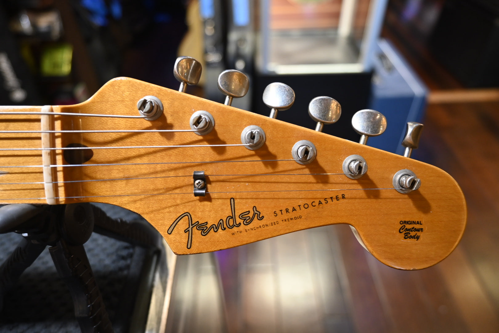 Fender Custom Shop 1957 Limited Stratocaster Relic 2023 - Faded Aged Daphne Blue Guitar #5280 - Danville Music