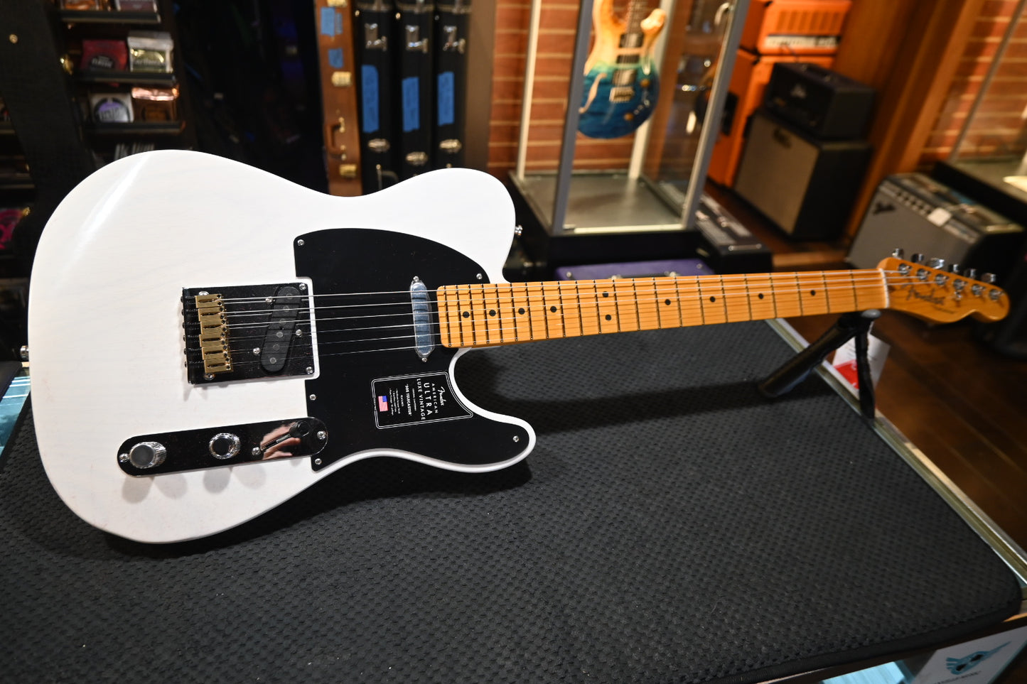 Fender American Ultra Luxe Vintage ‘50s Telecaster - White Blonde Guitar #2810 - Danville Music