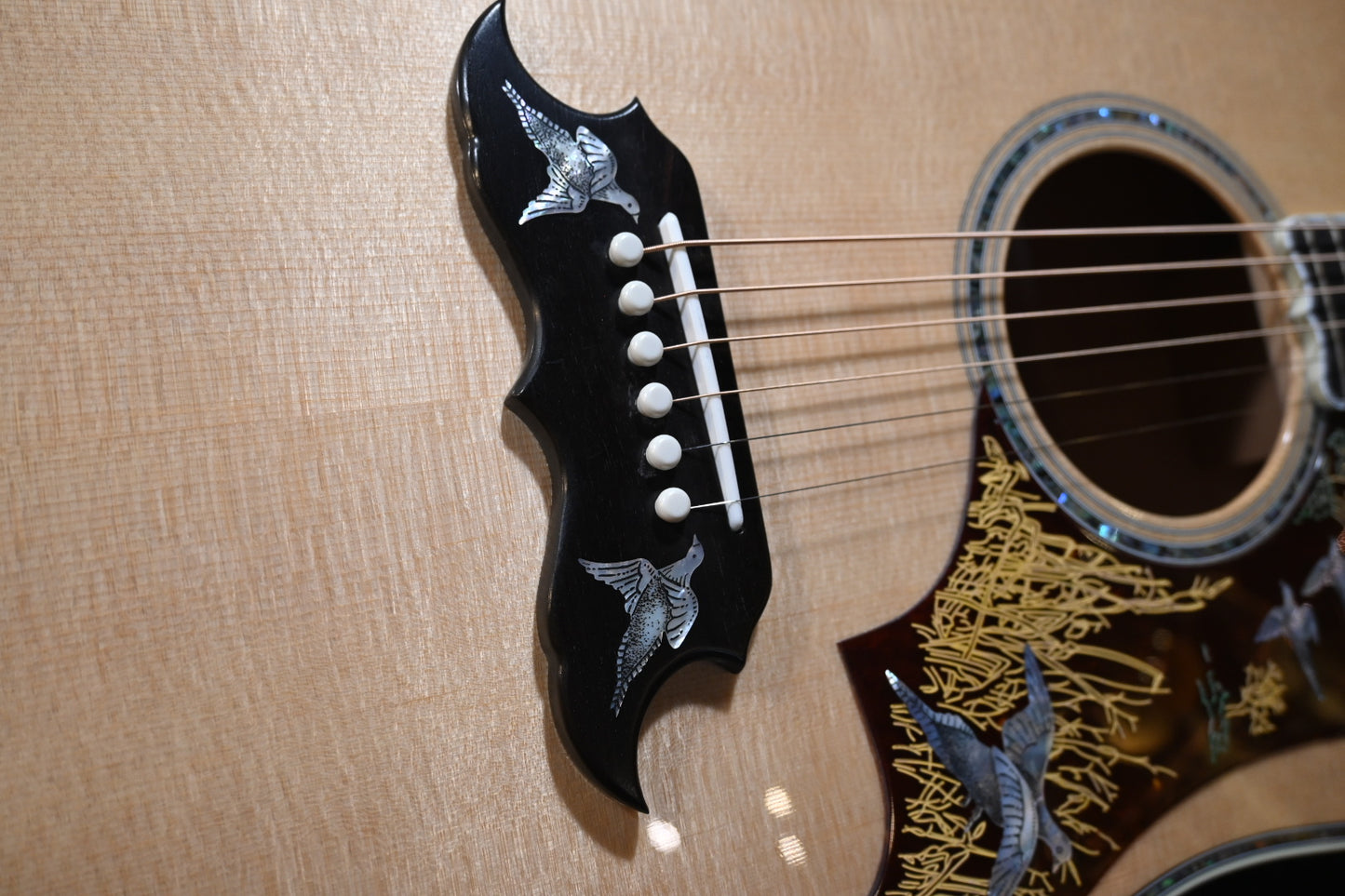 Gibson Custom Shop Doves in Flight - Antique Natural Guitar #4011