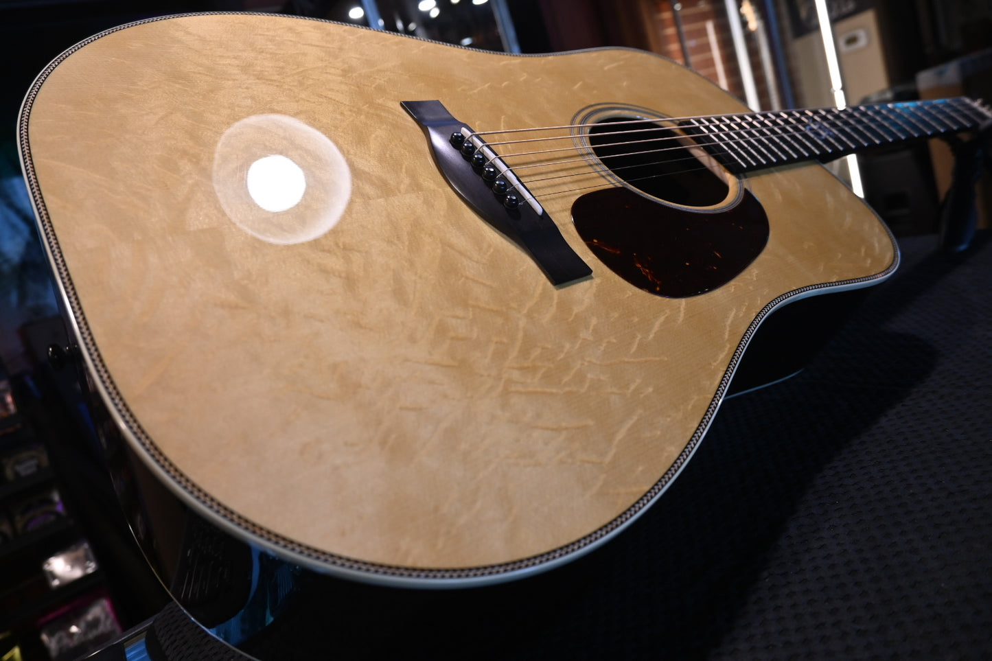 Santa Cruz Model D German Bearclaw Spruce/Rosewood Guitar #7932 - Danville Music