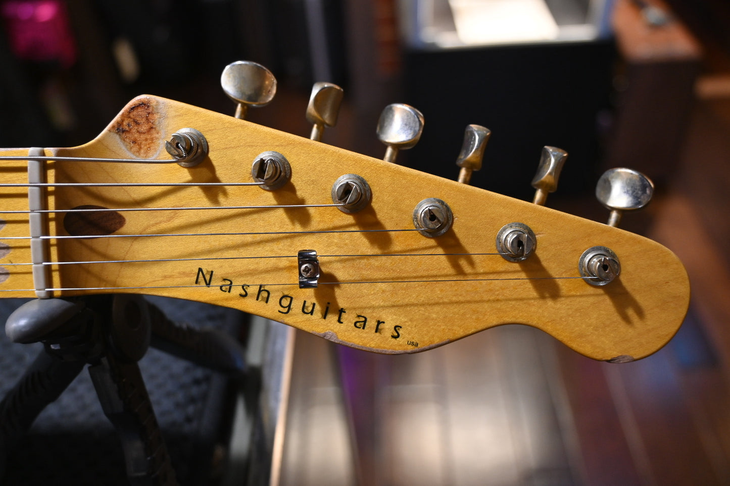 Nash T-52 Thinline Relic - Gold #O410 PRE-OWNED - Danville Music