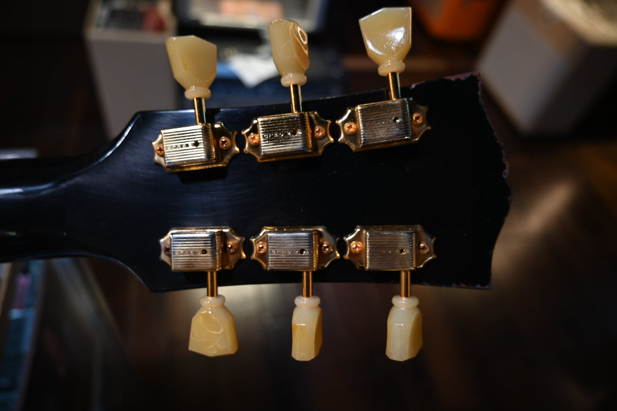 Gibson Custom Shop ES-345 Reissue Varitone Bigsby Murphy Lab Heavy Aged - Ebony Guitar #0479