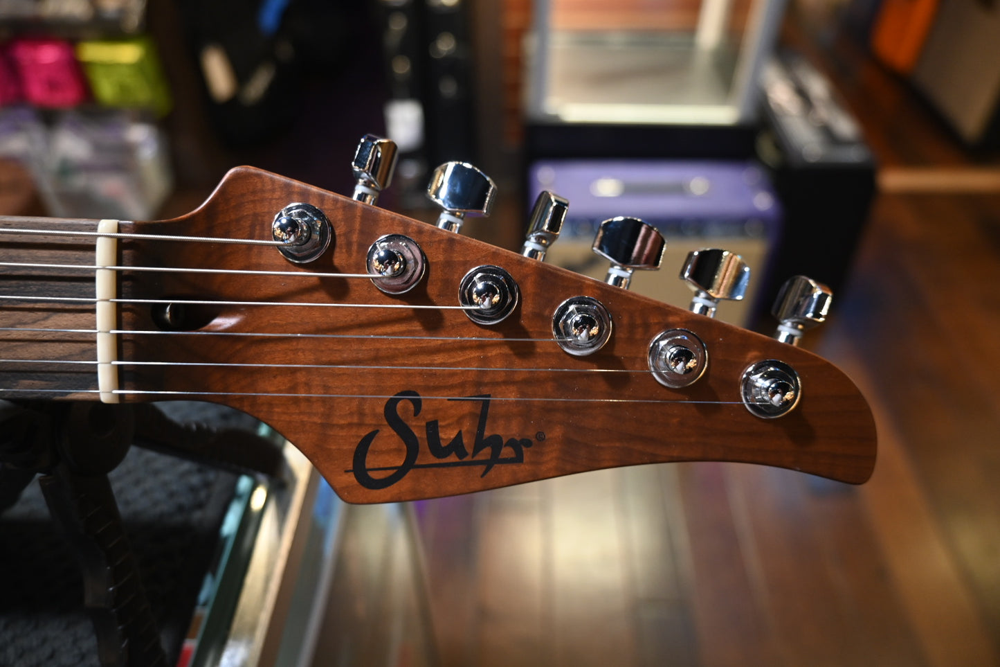 Suhr Custom Modern T - Trans Purple Burst Guitar #9880 - Danville Music