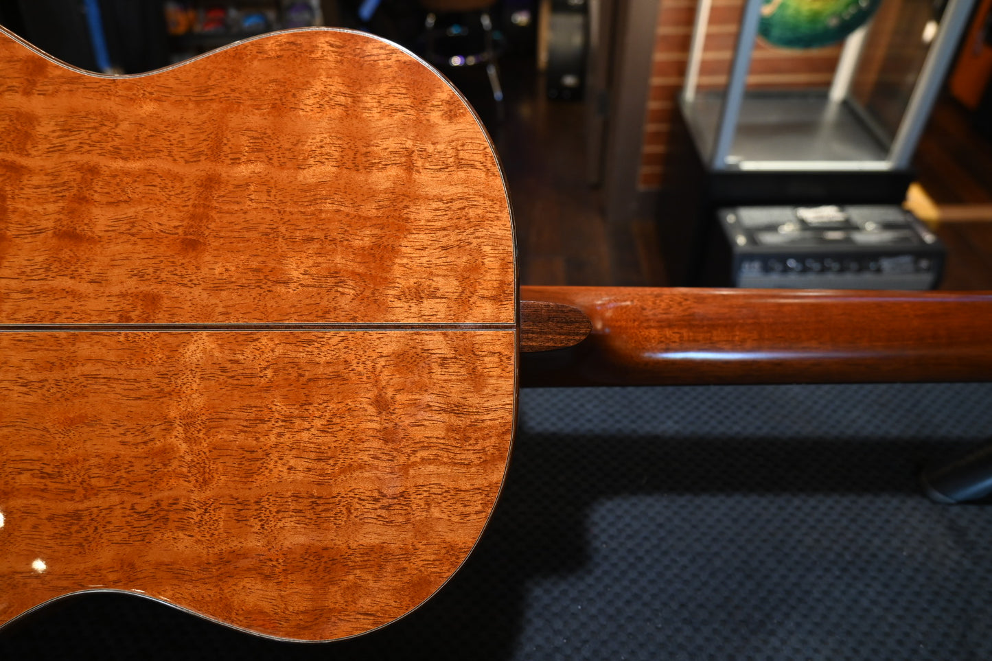 Goodall Parlor 14 Fret 2007 Master German Spruce/AAA Quilted Mahogany Guitar #5298