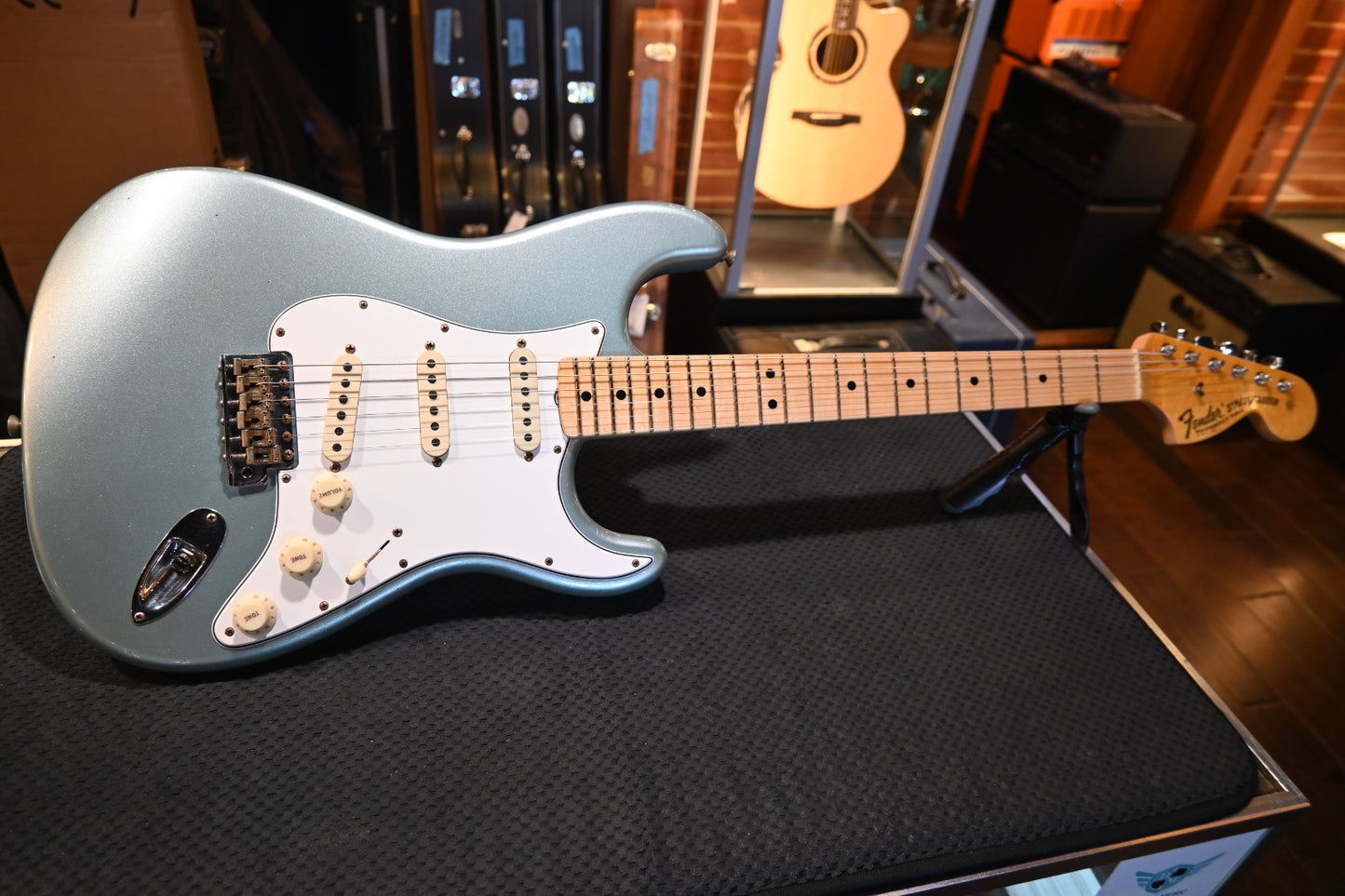 Fender Custom Shop LTD 1969 Stratocaster Bone Tone Journeyman - Aged Fire Mist Silver Guitar #3316