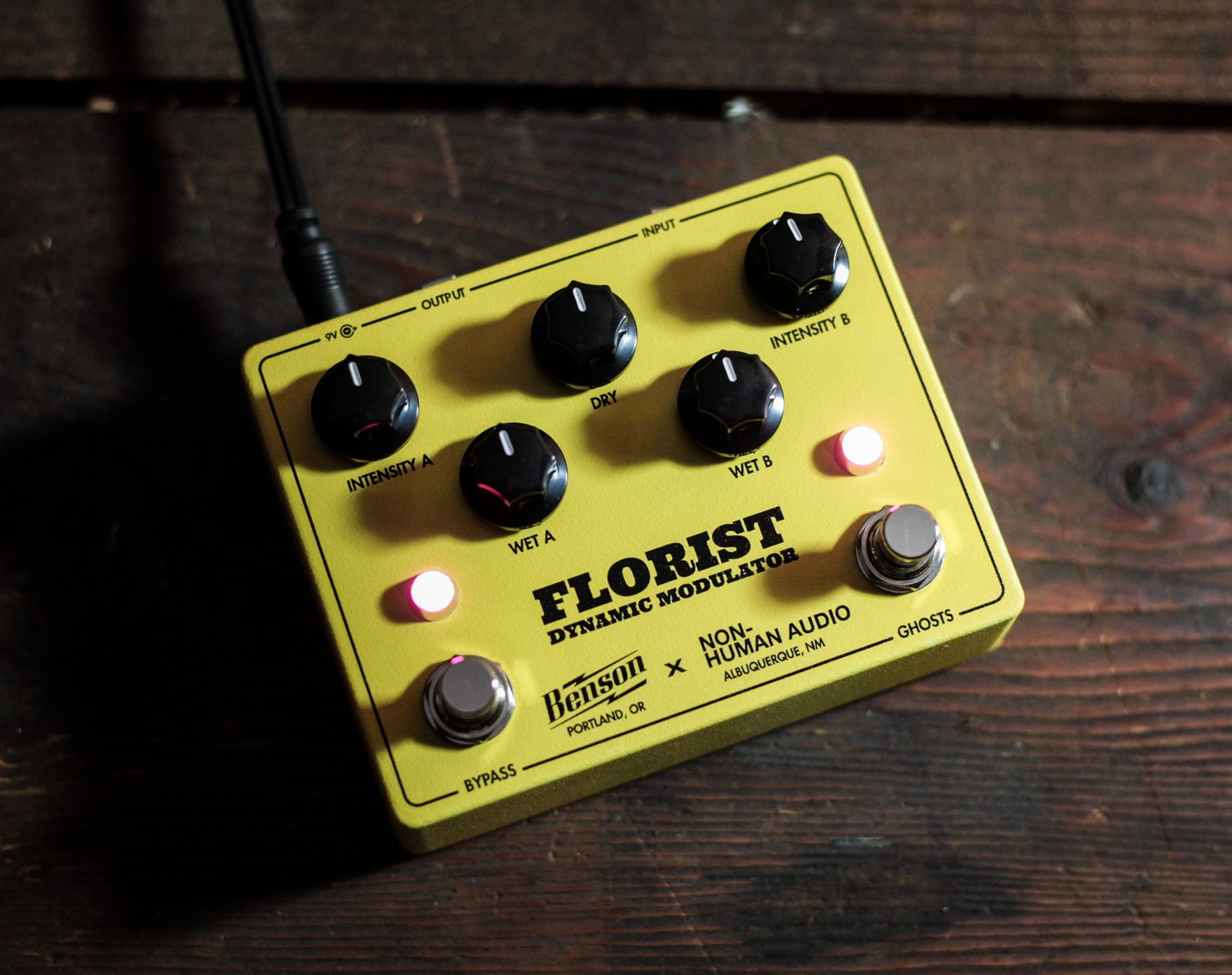 benson florist pedal Benson Amps x Non-Human Audio Florist Dynamic Modulator Effects Pedal