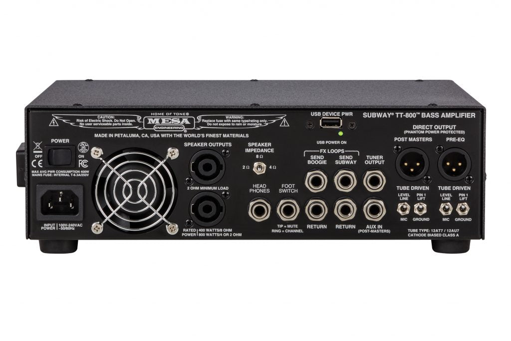 Mesa Boogie Subway TT-800 Bass Amp Head - Danville Music