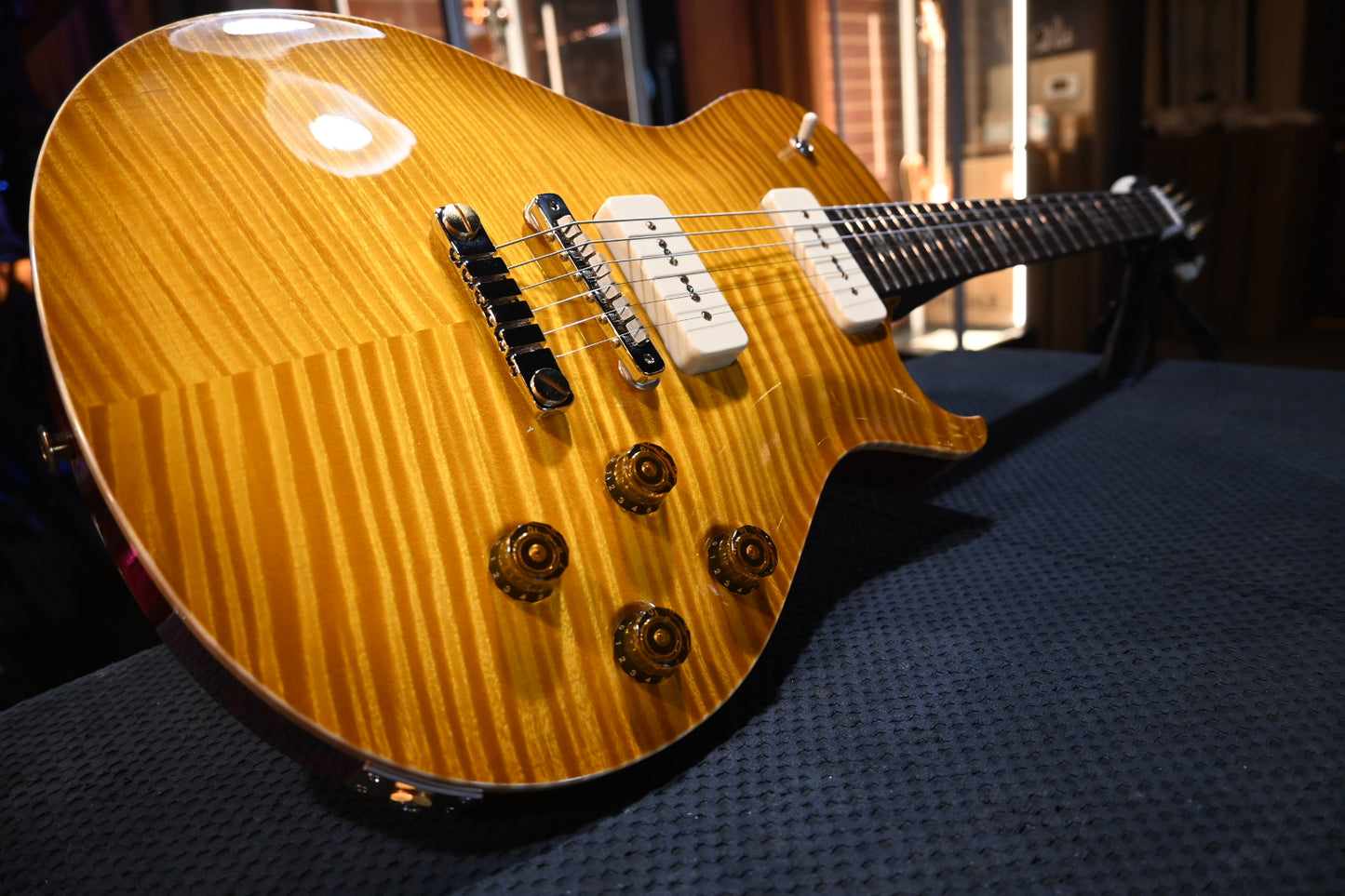PRS Private Stock McCarty SC 594 Single-Cut Soapbar P90s Brazilian Rosewood Neck - Vintage McCarty Burst Guitar #10497 - Danville Music