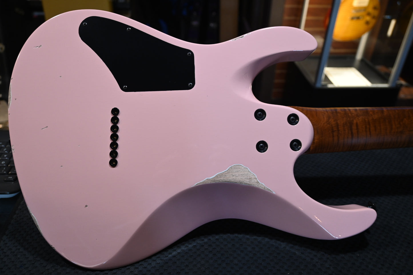 Suhr Custom Modern 7 Antique - Shell Pink Guitar #5078 - Danville Music