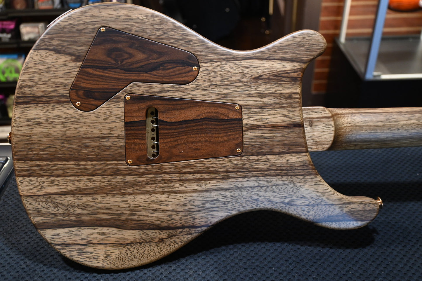 PRS Private Stock Custom 24 Ziricote Birds of a Feather Inlay - Natural Satin Guitar #9810 - Danville Music