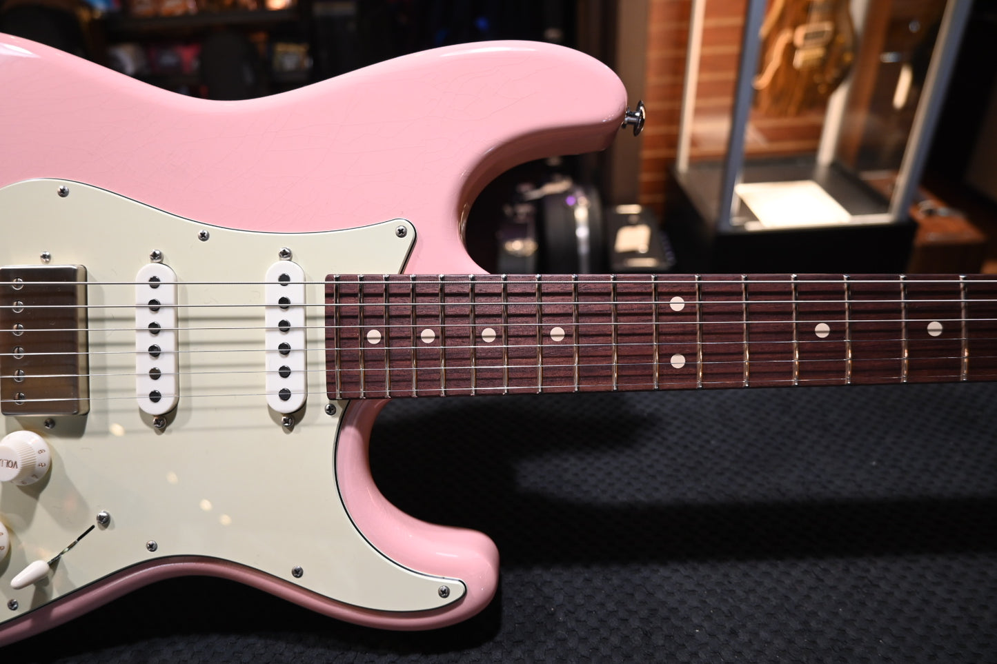 Suhr Mateus Asato Signature Series Classic S Antique - Shell Pink Guitar #6151 - Danville Music