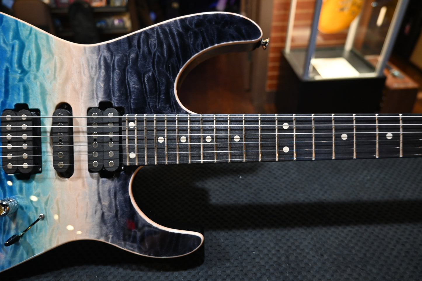 Tom Anderson Angel - Ocean Storm Double Wipeout Guitar #923P - Danville Music