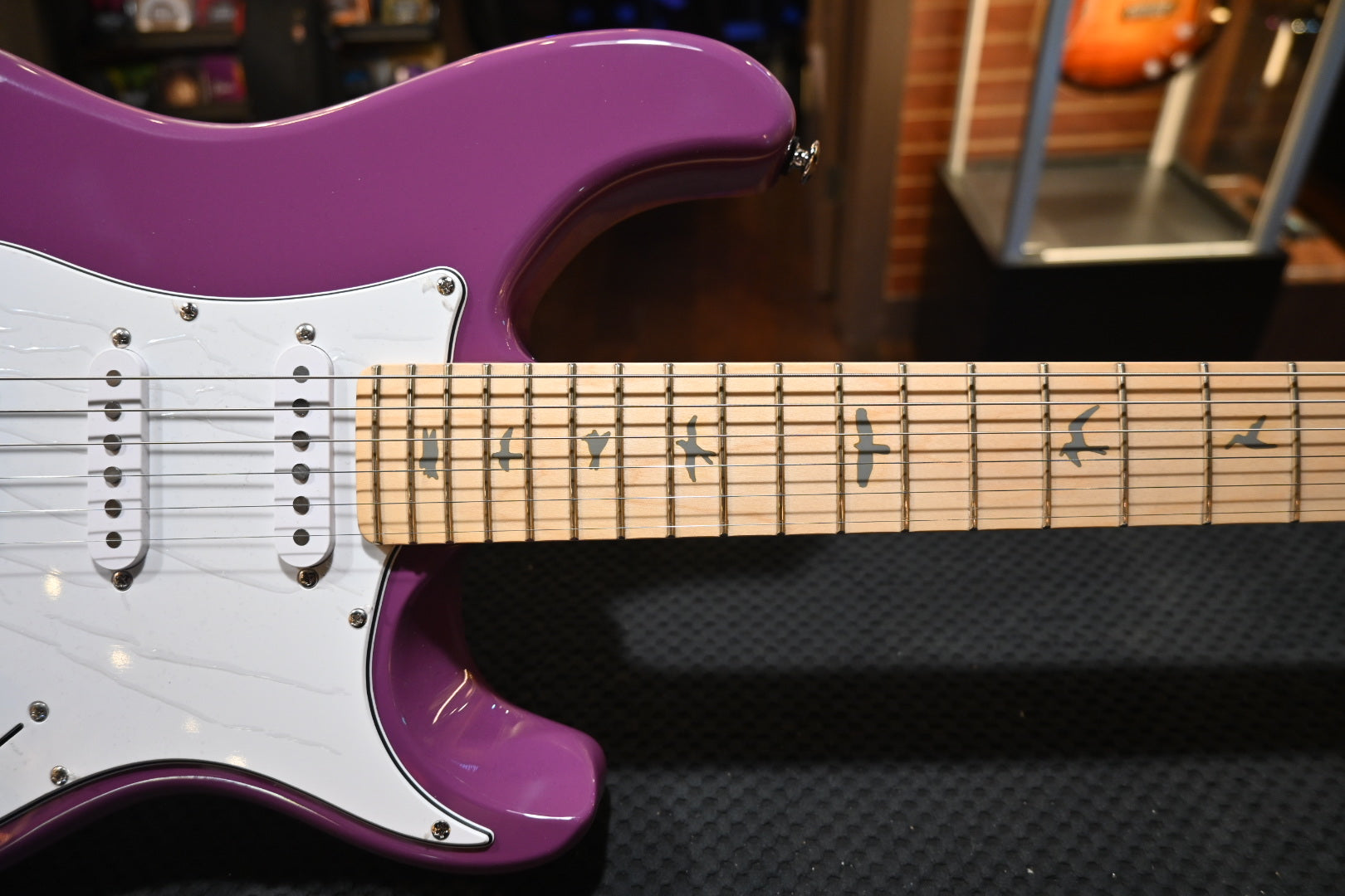 PRS SE Silver Sky Maple - Summit Purple Guitar #9558 - Danville Music