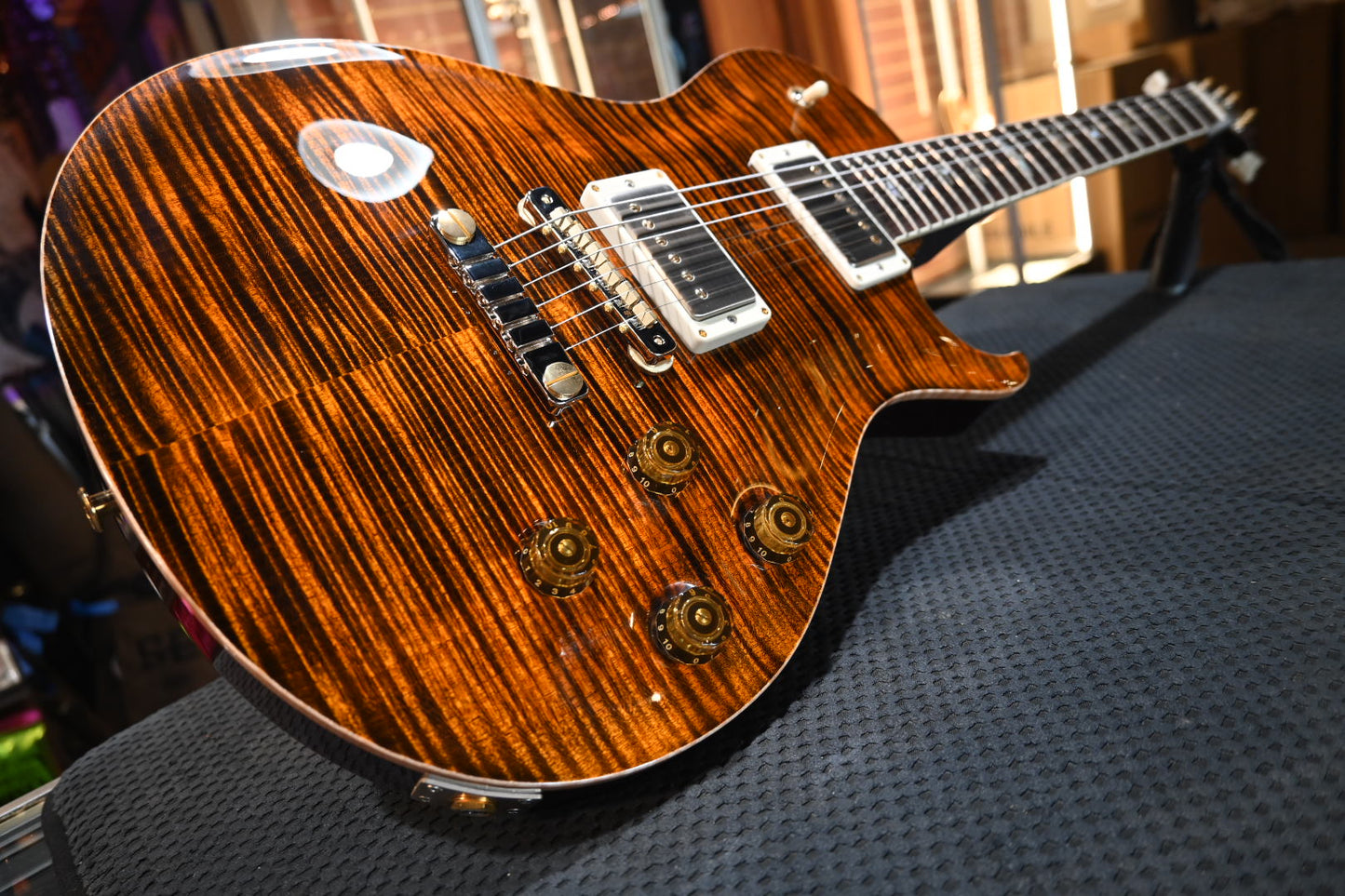PRS McCarty SC 594 Single-Cut 10-Top - Orange Tiger Guitar #3983 - Danville Music