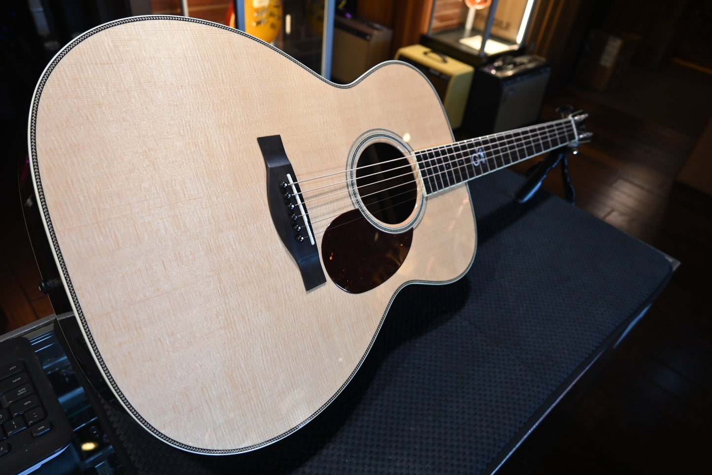 Santa Cruz OM Grand Sitka Spruce/Indian Rosewood Guitar #427 - Danville Music