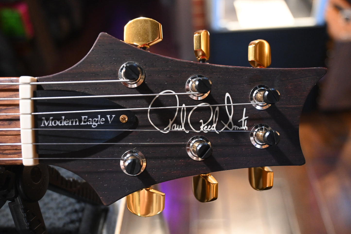 PRS Wood Library Modern Eagle V 2022 - Blood Orange Guitar #8574 PRE-OWNED - Danville Music