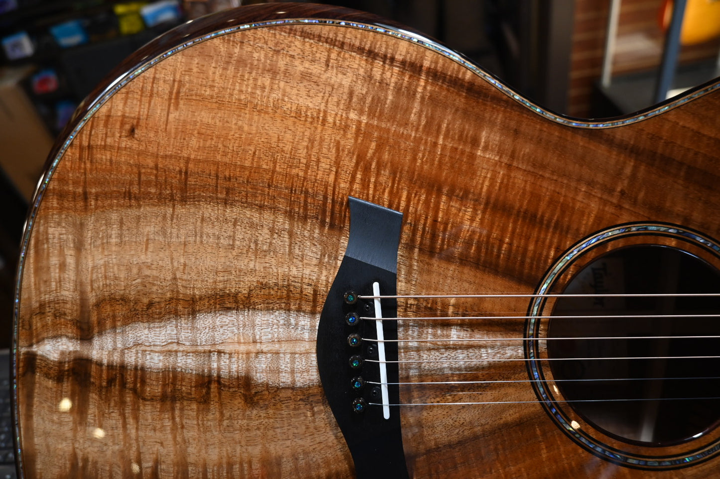 Taylor Custom GA Grand Auditorium AA Koa/AA Koa Catch #26 Guitar #3120 - Danville Music