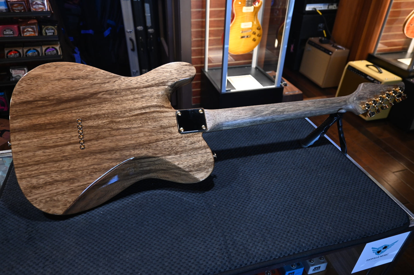 Suhr Custom Classic T Waterfall Burl - Natural Burst Guitar #3272 - Danville Music