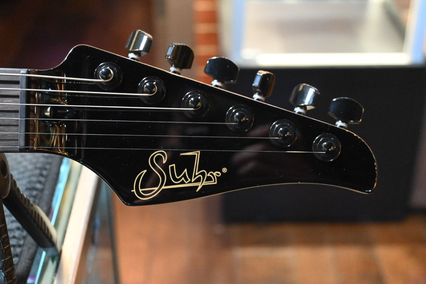 Suhr James Norbert Ivanyi Signature Series Modern - Black Guitar #6881 - Danville Music