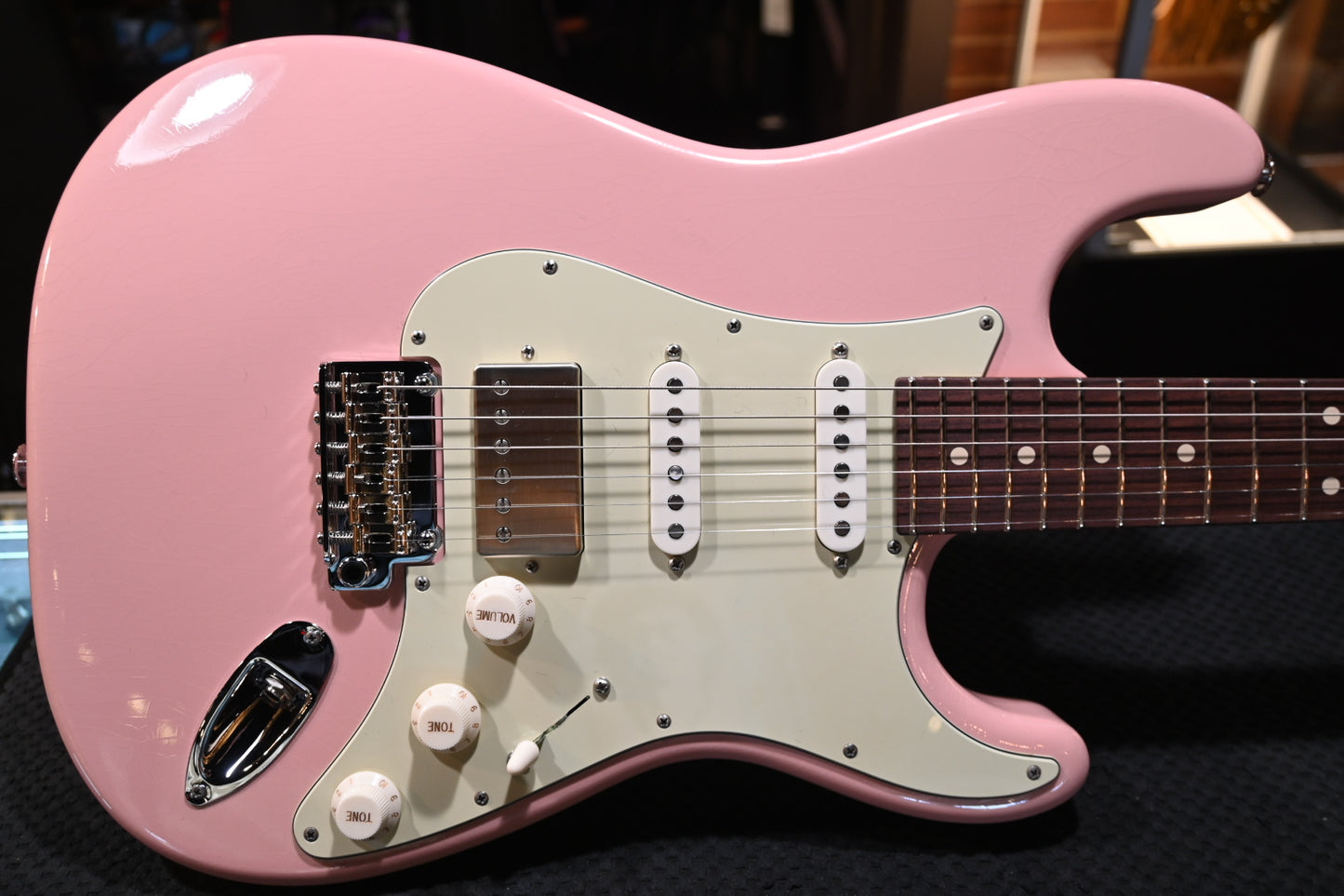 Suhr Mateus Asato Signature Series Classic S Antique - Shell Pink Guitar #6151 - Danville Music