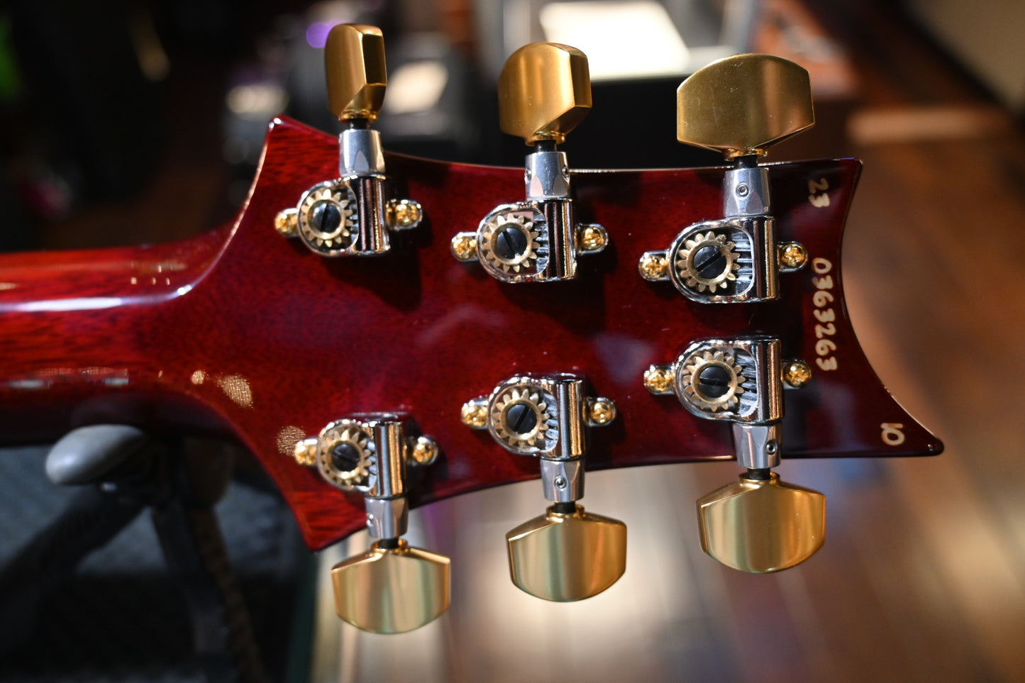 PRS Special Semi-Hollow 10-Top - Dark Cherry Burst Guitar #3263 - Danville Music