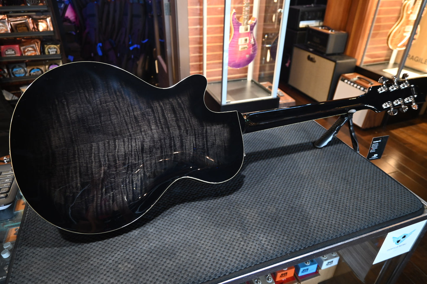 Duesenberg Starplayer TV - Black Sparkle Guitar #3535 - Danville Music