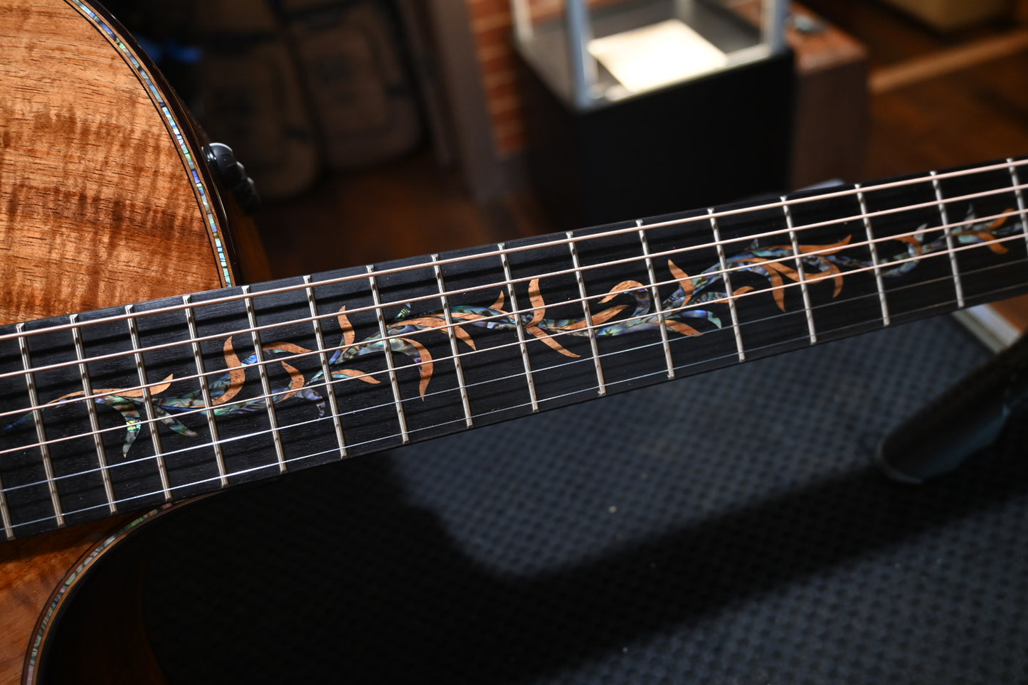Taylor Custom GA Grand Auditorium AA Koa/AA Koa Catch #26 Guitar #3120 - Danville Music
