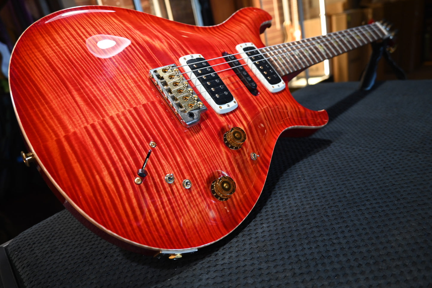 PRS Wood Library Modern Eagle V 2022 - Blood Orange Guitar #8574 PRE-OWNED - Danville Music