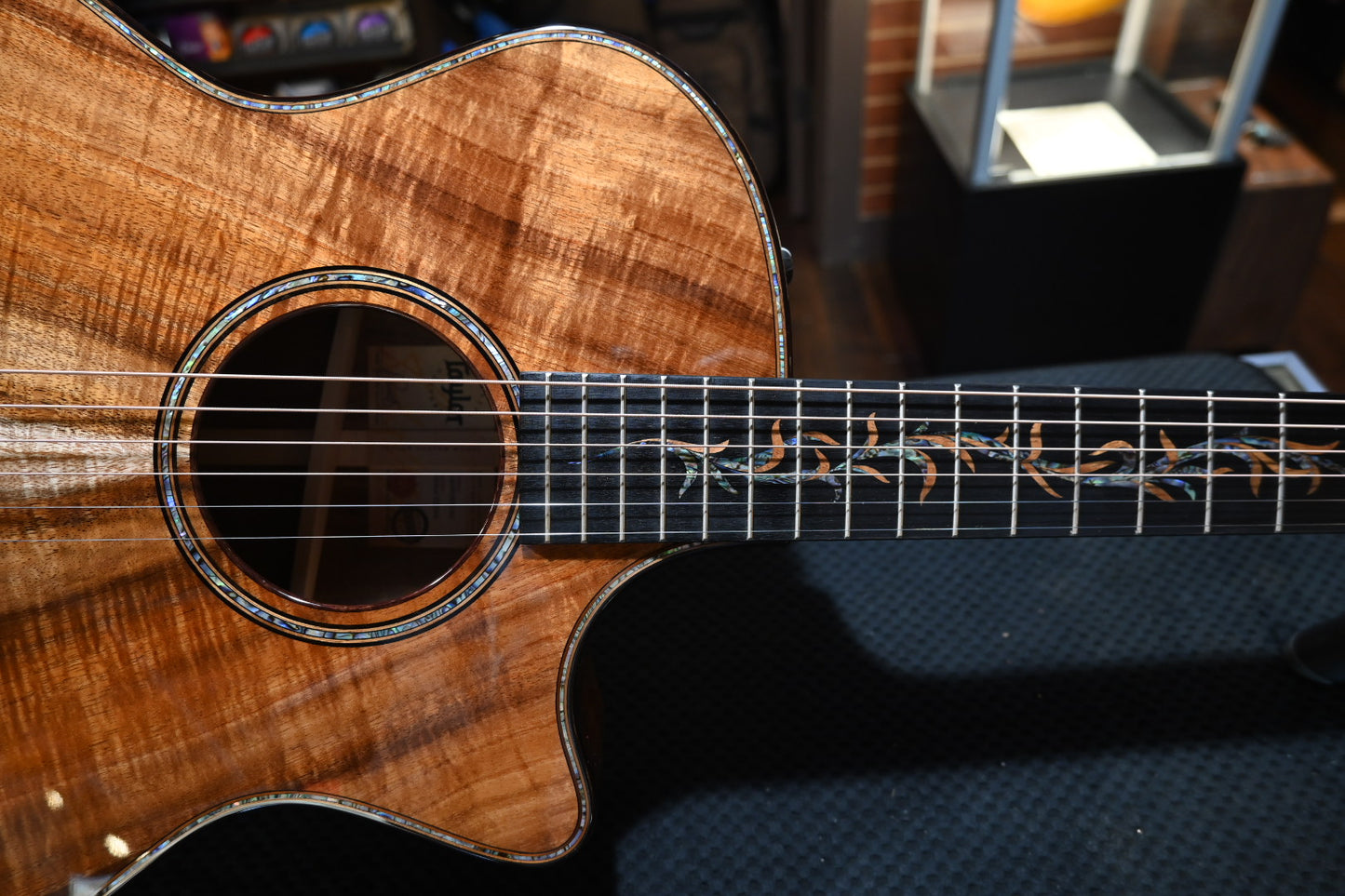 Taylor Custom GA Grand Auditorium AA Koa/AA Koa Catch #26 Guitar #3120 - Danville Music