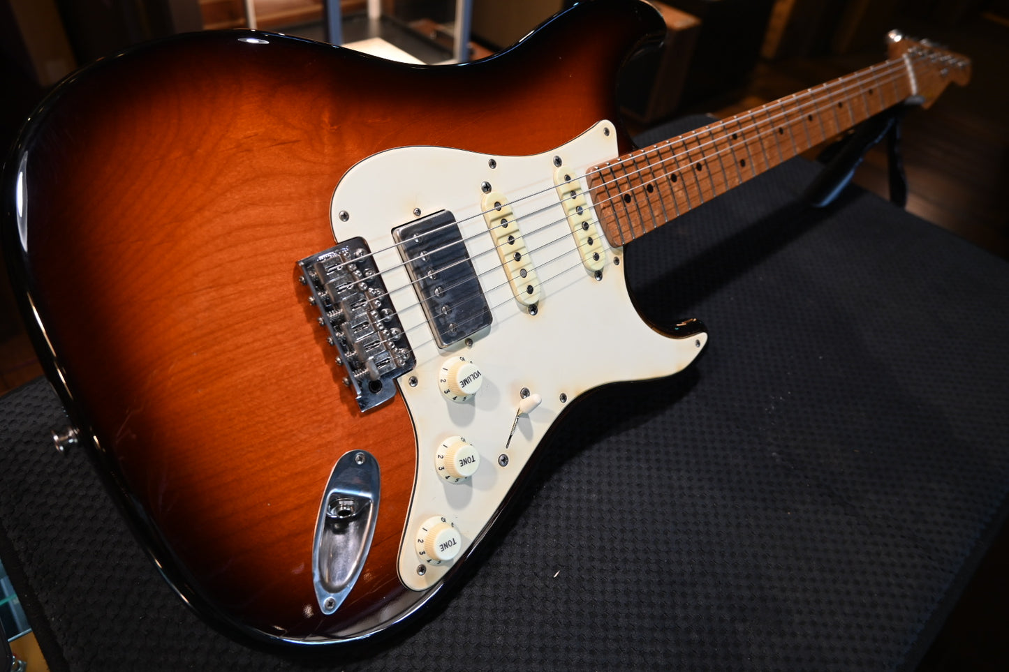 Lsl Instruments Saticoy HSS - Brown Burst Guitar “Birdia” #5808 - Danville Music
