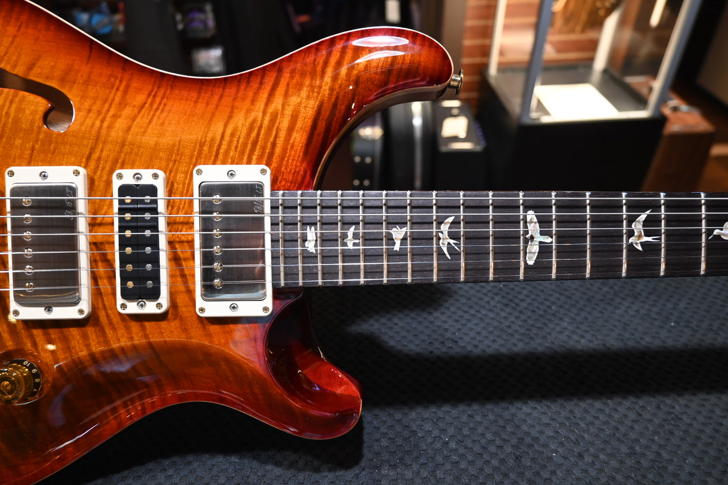 PRS Special Semi-Hollow 10-Top - Dark Cherry Burst Guitar #3263 - Danville Music