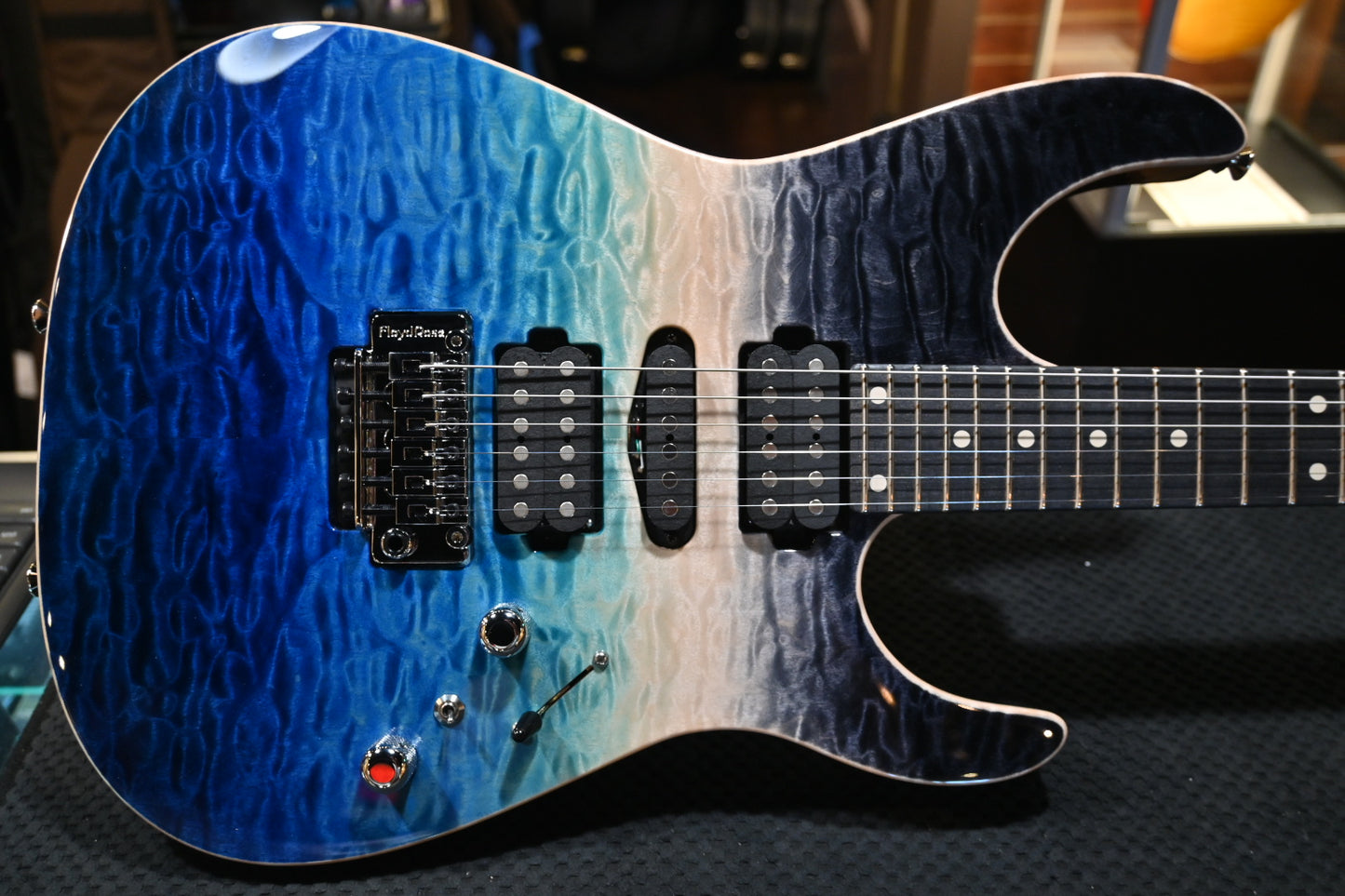 Tom Anderson Angel - Ocean Storm Double Wipeout Guitar #923P - Danville Music