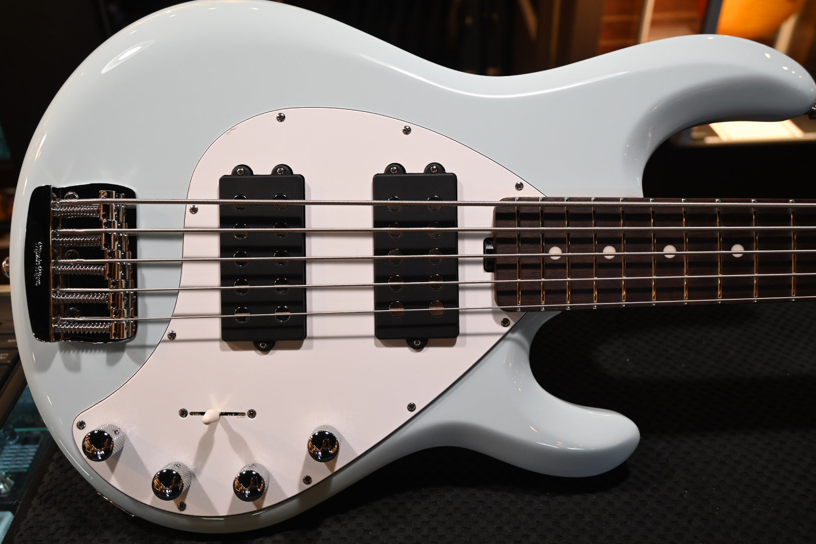 Music Man Stingray Special 5 HH - Sea Breeze Bass Guitar #1899 - Danville Music